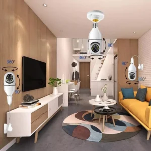 Câmera IP Wifi 360° Visão Noturna Áudio Bidirecional IZESECURE EYE
