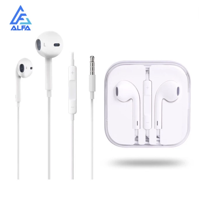 Fone de Ouvido Branco IZEVOICE PURE, com controle de volume e microfone integrados