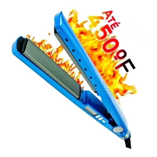 Chapinha Nano Titanium Bivolt Display LED Regulagem Temperatura IZESTYLE PRO