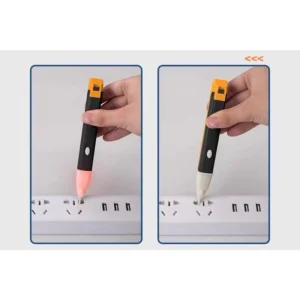 Caneta Detectora de Tensão AC Profissional com LED, Alerta Sonoro e Isolamento Total IZESECURE PRO