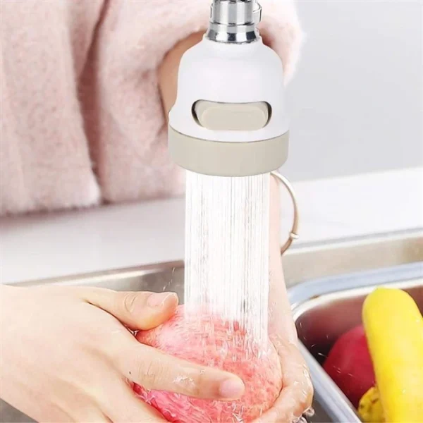 Bico Arejador de Torneira 360° Antirrespingo com Filtro e 3 Jatos para Economia de Água IZEWATER FLEX