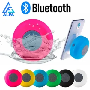 Caixa de Som Bluetooth à Prova d’Água para Banheiro, Ventosa e Microfone Integrado IZEWATER SOUND