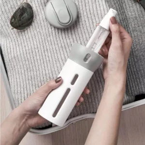 Dispenser Portátil 4 em 1 para Shampoo, Loção, Gel e Creme Antivazamento IZECARE TRAVEL