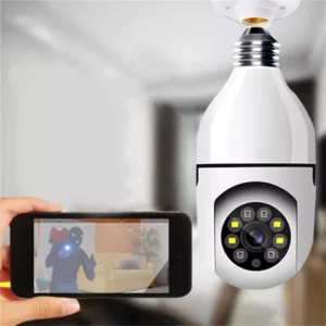 Câmera IP Wifi 360° Visão Noturna Áudio Bidirecional IZESECURE EYE