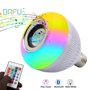Lâmpada Bluetooth Led Som 12W Controle Remoto 16 Cores IZESOUND PARTY