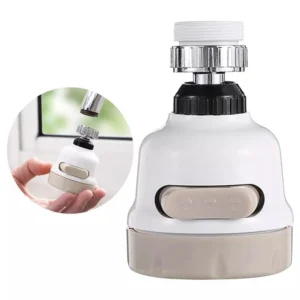 Bico Arejador de Torneira 360° Antirrespingo com Filtro e 3 Jatos para Economia de Água IZEWATER FLEX
