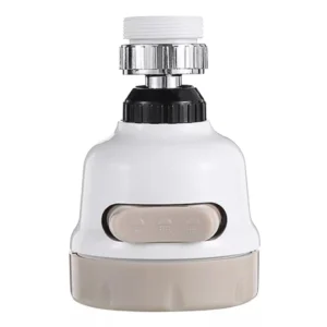 Bico Arejador de Torneira 360° Antirrespingo com Filtro e 3 Jatos para Economia de Água IZEWATER FLEX