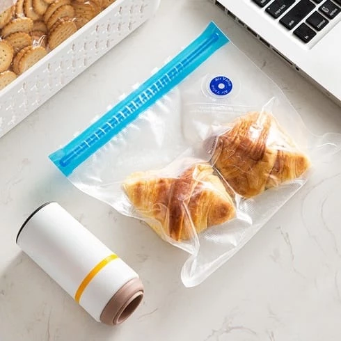 Mini Máquina de Vácuo Portátil USB Sucção Forte Conserva Alimentos IZEKEEP PRO