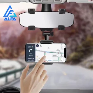 Suporte Veicular para Retrovisor, Rotação 360°, Ajustável Universal, Proteção Anti-Risco IZE360 VIEW