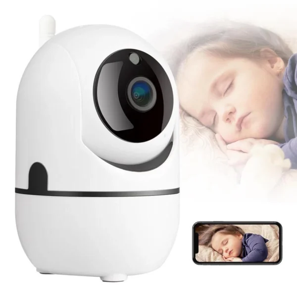 Babá Eletrônica Sem Fio Visão Noturna Detecção de Movimento Alerta App IZESECURE PRO