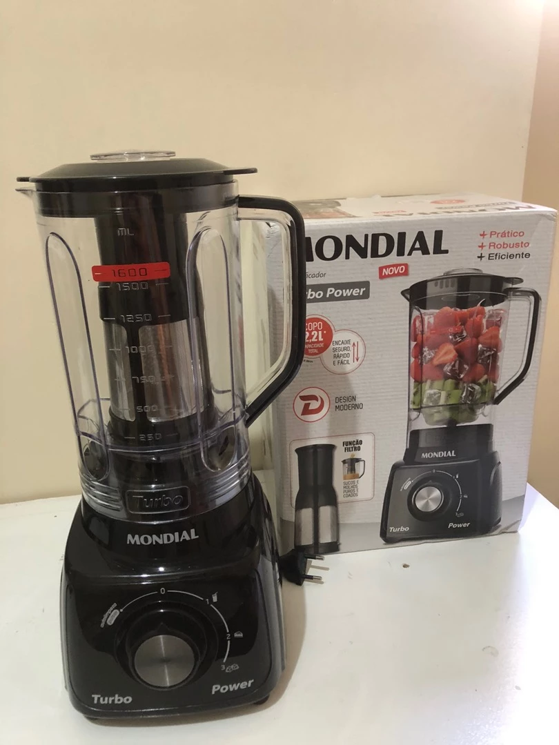 Liquidificador Mondial 500W 3 Velocidades 2,2L Faca Inox IZEBLEND MAX photo review