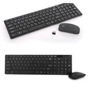 Kit Teclado e Mouse Sem Fio 2.4GHz Bateria Inteligente Compatível PC Android IZEWIRELESS PRO