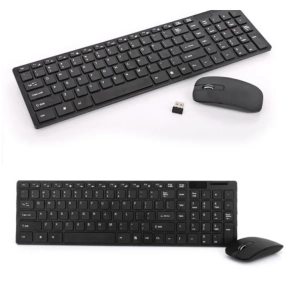 Kit Teclado e Mouse Sem Fio 2.4GHz Bateria Inteligente Compatível PC Android IZEWIRELESS PRO