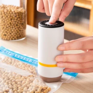 Mini Máquina de Vácuo Portátil USB Sucção Forte Conserva Alimentos IZEKEEP PRO