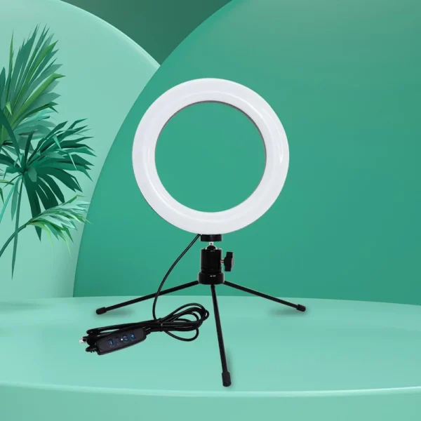 Ring Light LED 16cm USB Regulável 3200k-5500k Tripé Mesa IZEGLAM LITE