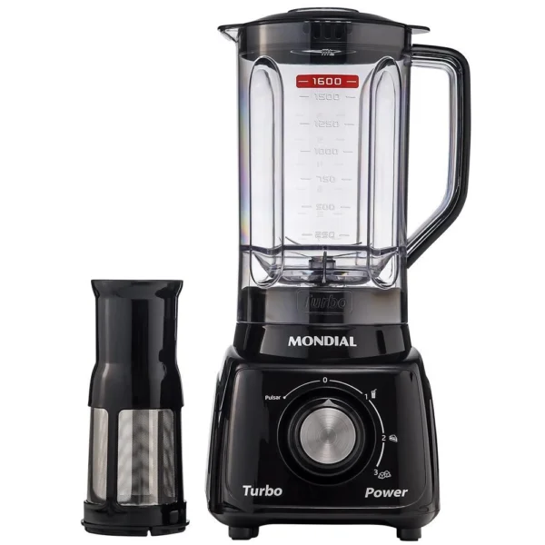 Liquidificador Mondial 500W 3 Velocidades 2,2L Faca Inox IZEBLEND MAX