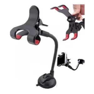 Suporte Celular Veicular Universal Ventosa Premium Rotação 360º IZEGRIP FLEX