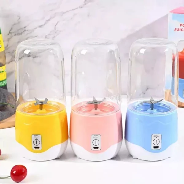 Mini Liquidificador Portátil USB 4 Lâminas 400ml IZEJUICE GO