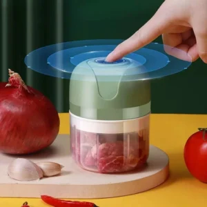 Mini Processador Elétrico Portátil Bivolt 250ml USB Tritura Carnes IZECHOP PRO