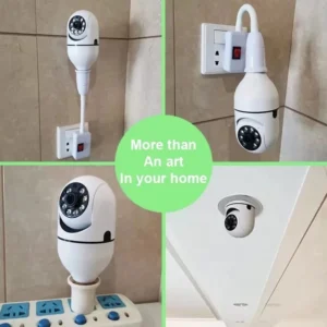 Câmera IP Wifi 360° Visão Noturna Áudio Bidirecional IZESECURE EYE