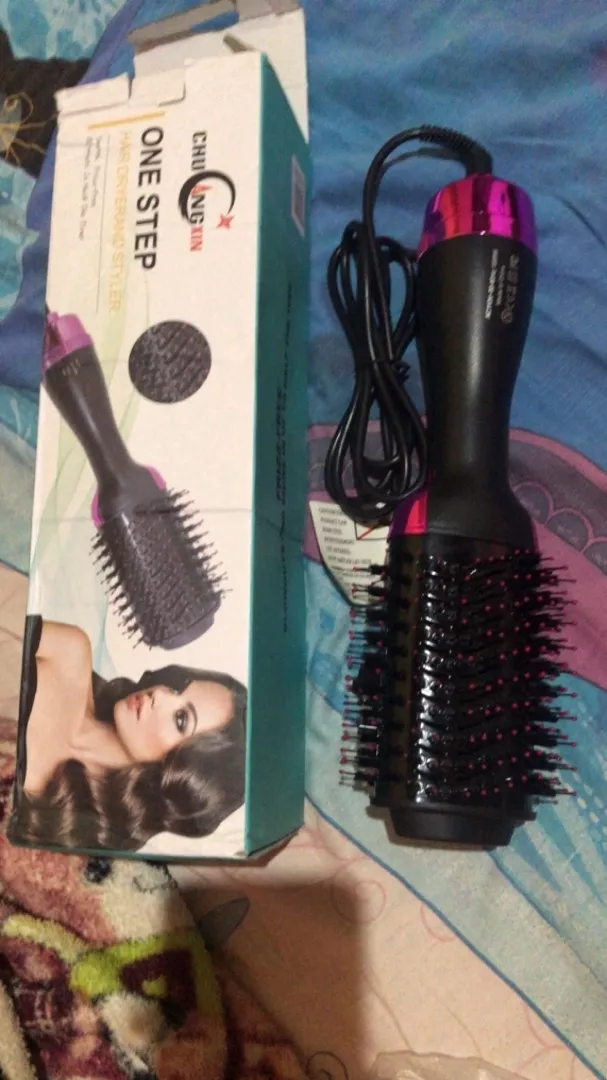 Escova Secadora Alisadora 3 em 1 Cabelos Sedosos Anti-Frizz IZEHAIR PRO photo review