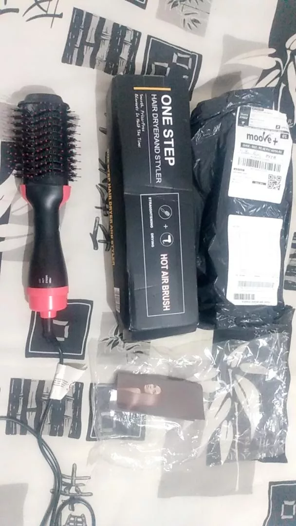Escova Secadora Alisadora 3 em 1 Cabelos Sedosos Anti-Frizz IZEHAIR PRO photo review