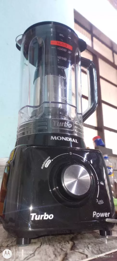 Liquidificador Mondial 500W 3 Velocidades 2,2L Faca Inox IZEBLEND MAX photo review