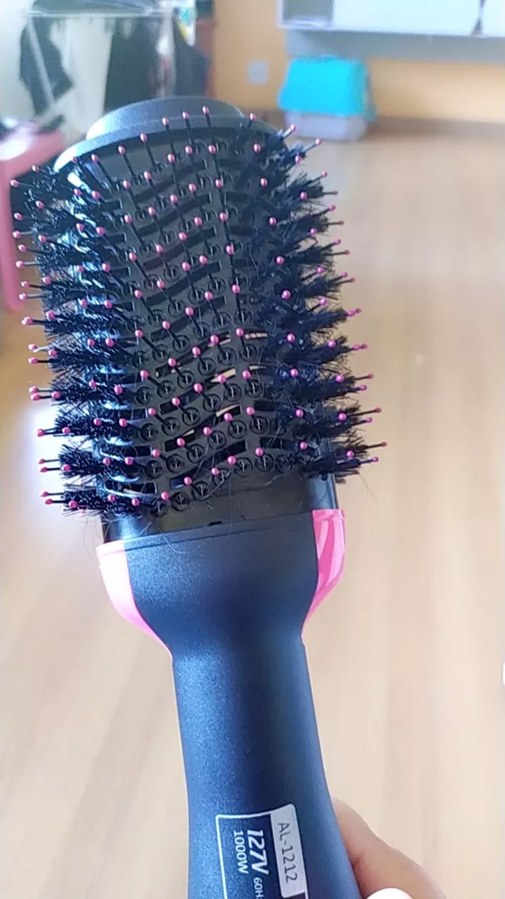 Escova Secadora Alisadora 3 em 1 Cabelos Sedosos Anti-Frizz IZEHAIR PRO photo review