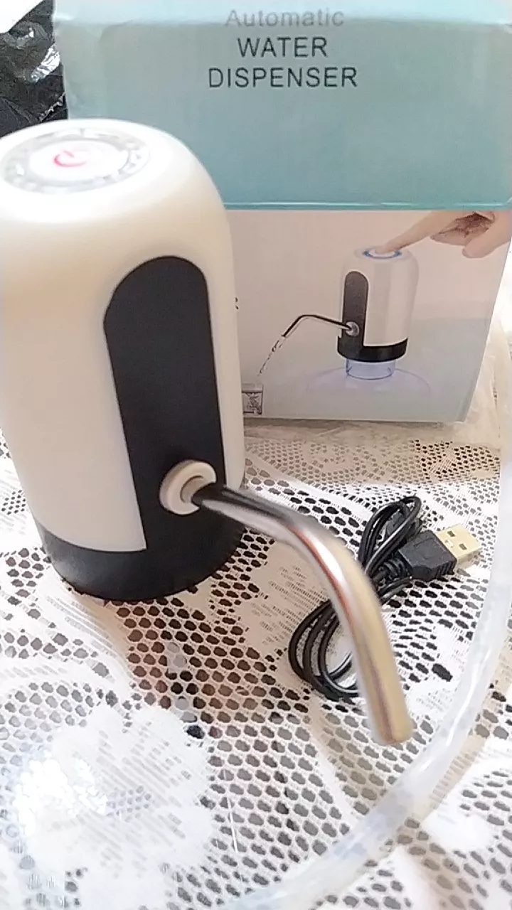 Bomba Elétrica Universal para Galão Recarregável Bateria Forte Inox IZEWATER FLOW photo review