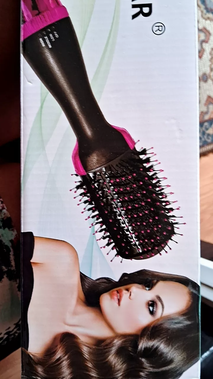 Escova Secadora Alisadora 3 em 1 Cabelos Sedosos Anti-Frizz IZEHAIR PRO photo review