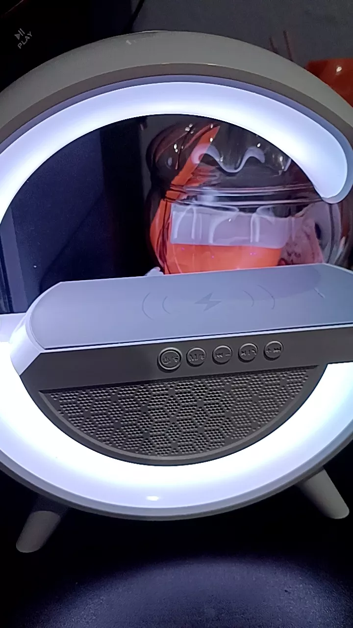 Caixa de Som Bluetooth com Luminária LED, Despertador e Carregamento Sem Fio IZEWAKE PRO photo review