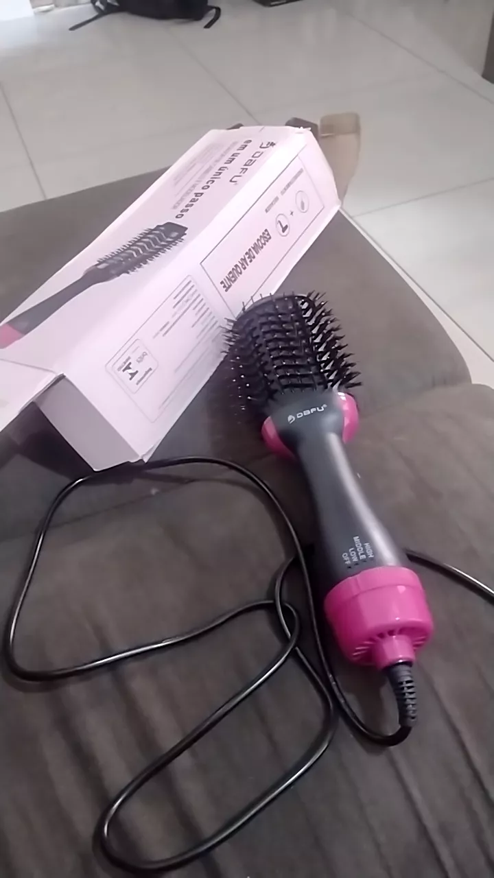 Escova Secadora Alisadora 3 em 1 Cabelos Sedosos Anti-Frizz IZEHAIR PRO photo review