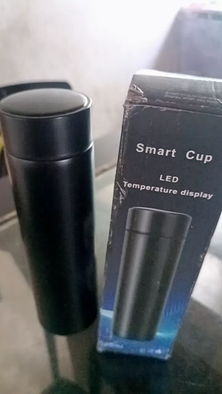 Garrafa Térmica Inteligente 500ml Aço Inox Sensor de Temperatura Digital IZEHOT SAFE photo review