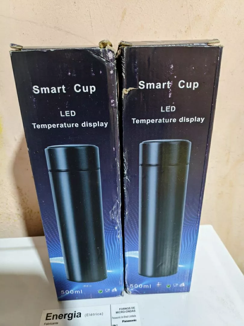 Garrafa Térmica Inteligente 500ml Aço Inox Sensor de Temperatura Digital IZEHOT SAFE photo review