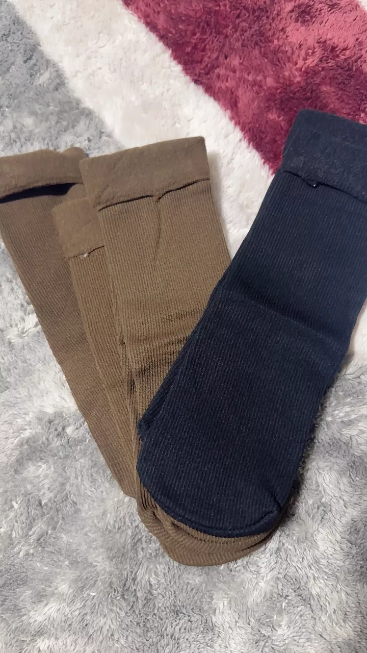 Meias Femininas Térmicas Cano Alto Fleece Preta Inverno Intenso IZEHEAT SHIELD photo review