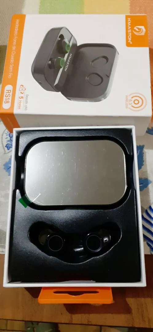 Fone de Ouvido Bluetooth 5.3 Esportivo à Prova D'Água com Cancelamento de Ruído IZEWAVE PRO photo review
