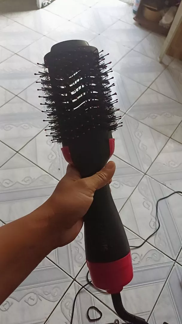 Escova Secadora Alisadora 3 em 1 Cabelos Sedosos Anti-Frizz IZEHAIR PRO photo review
