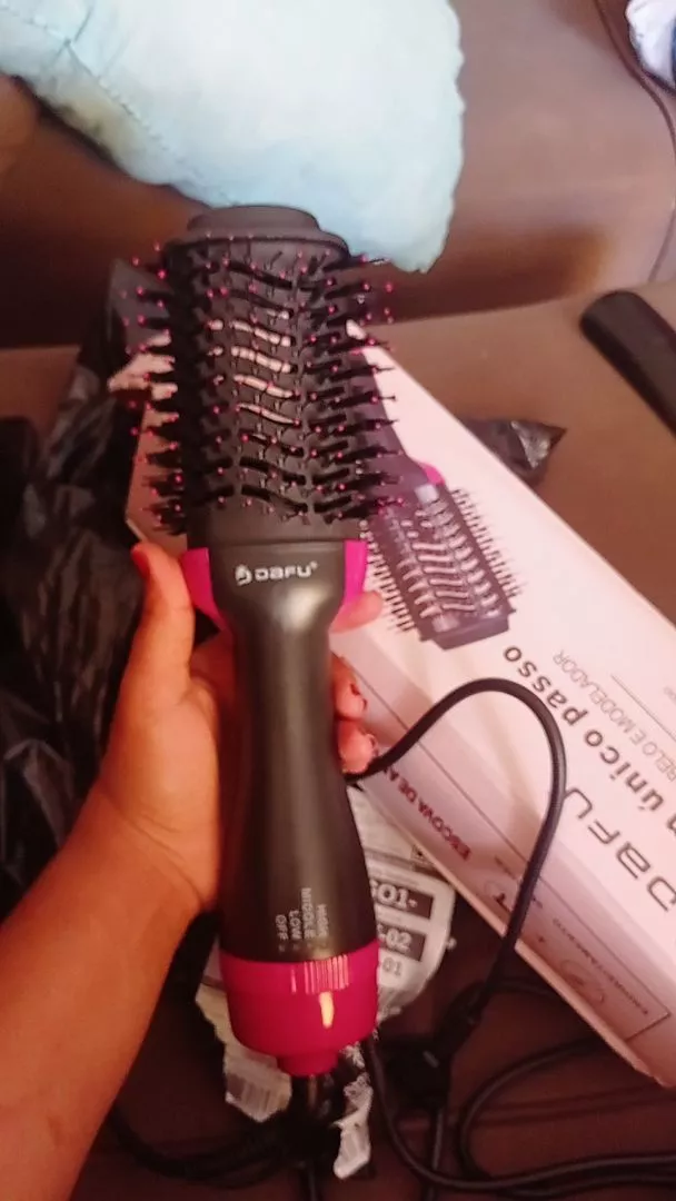 Escova Secadora Alisadora 3 em 1 Cabelos Sedosos Anti-Frizz IZEHAIR PRO photo review