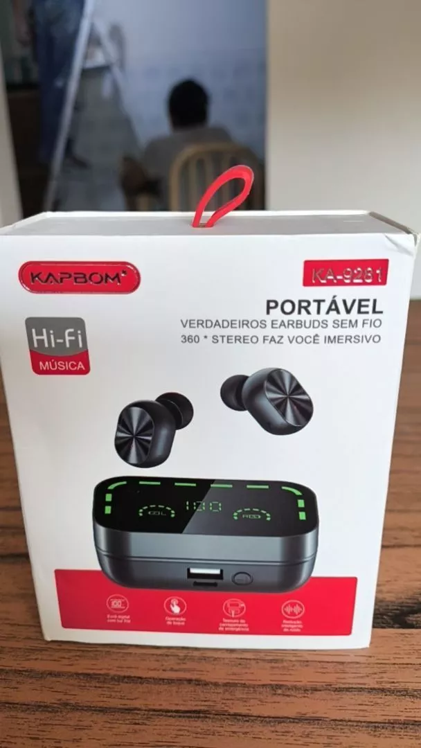 Fone de Ouvido Bluetooth 5.3 Esportivo à Prova D'Água com Cancelamento de Ruído IZEWAVE PRO photo review