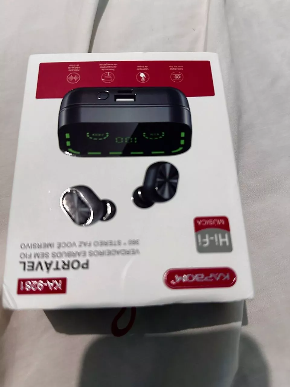 Fone de Ouvido Bluetooth 5.3 Esportivo à Prova D'Água com Cancelamento de Ruído IZEWAVE PRO photo review