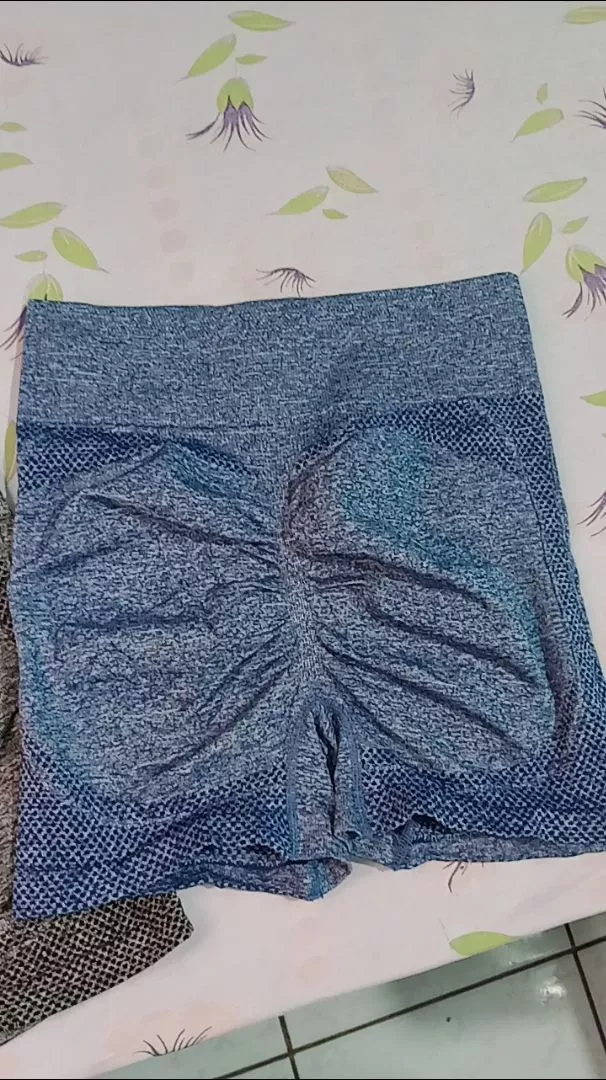 Kit 2 Shorts Femininos Academia Yoga Cintura Alta Elástica Secagem Rápida IZEFLEX FIT photo review