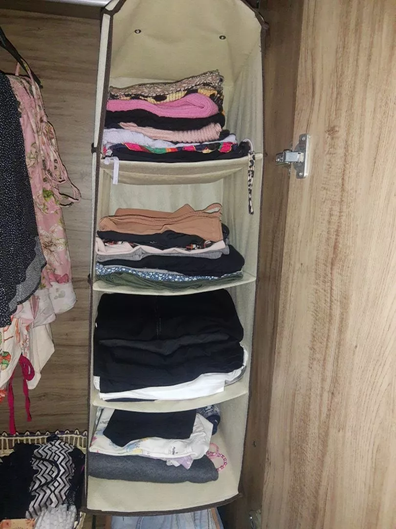 Prateleira Organizadora Suspensa 5 Nichos Multiuso Compacta Guarda-Roupa IZEORGANIZE FIT photo review