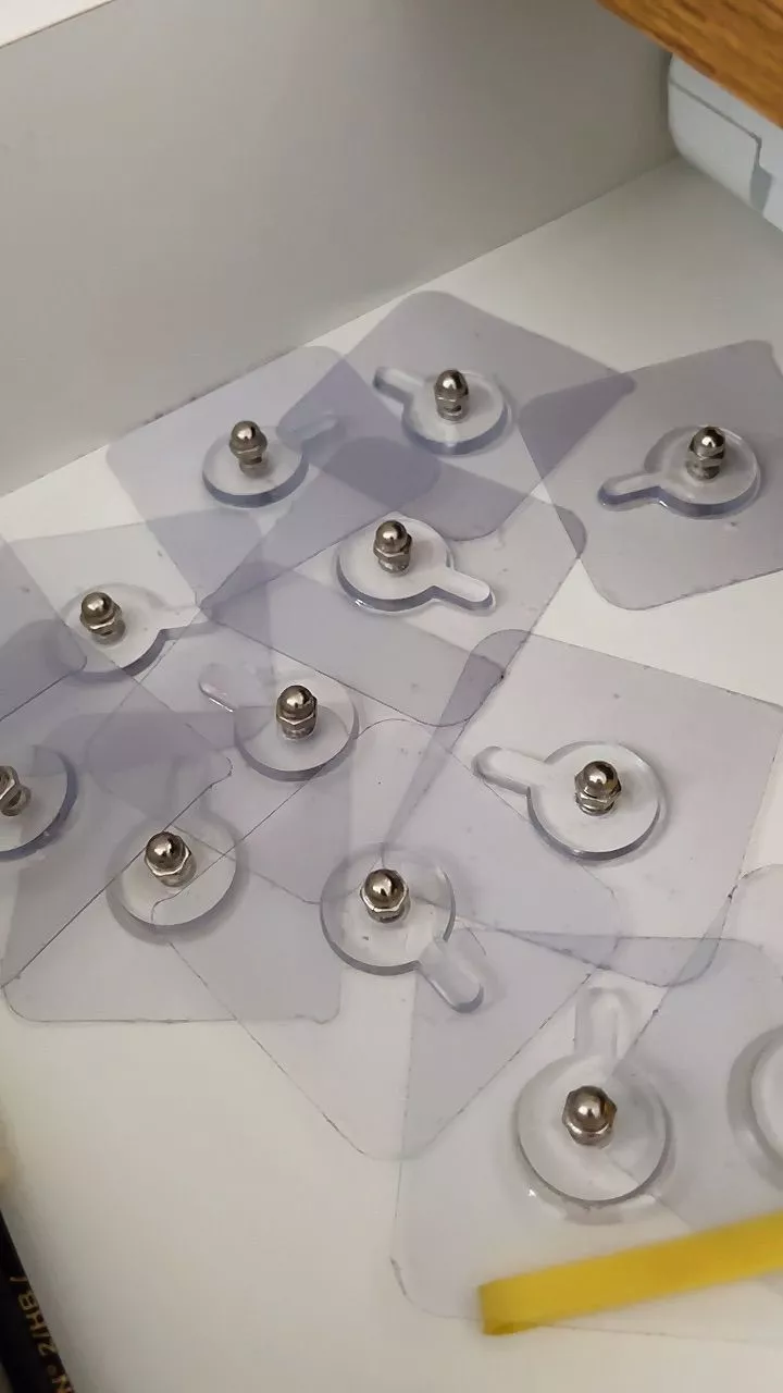 Kit 15 Ganchos Adesivos Multiuso Transparente Reutilizável Para Banheiro Cozinha IZEHOOK SMART photo review