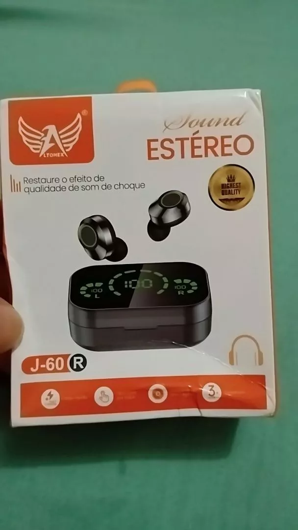 Fone de Ouvido Bluetooth 5.3 Esportivo à Prova D'Água com Cancelamento de Ruído IZEWAVE PRO photo review