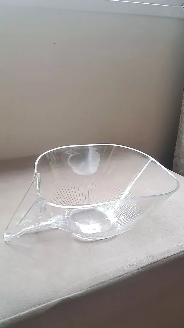 Cesta Drenagem PET Transparente Para Frutas e Legumes Portátil 24,5x19,5x10cm IZECLEAN FILTER photo review