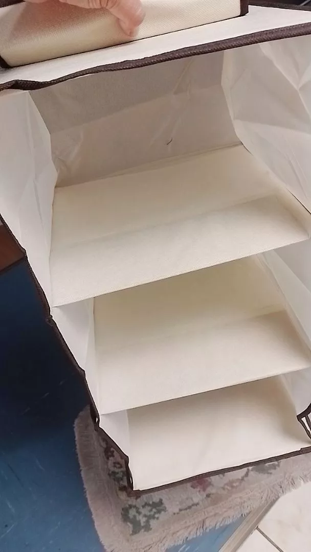 Prateleira Organizadora Suspensa 5 Nichos Multiuso Compacta Guarda-Roupa IZEORGANIZE FIT photo review