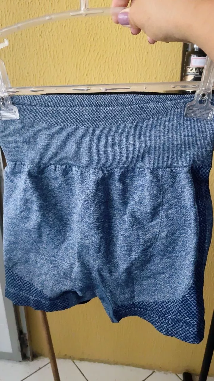 Kit 2 Shorts Femininos Academia Yoga Cintura Alta Elástica Secagem Rápida IZEFLEX FIT photo review