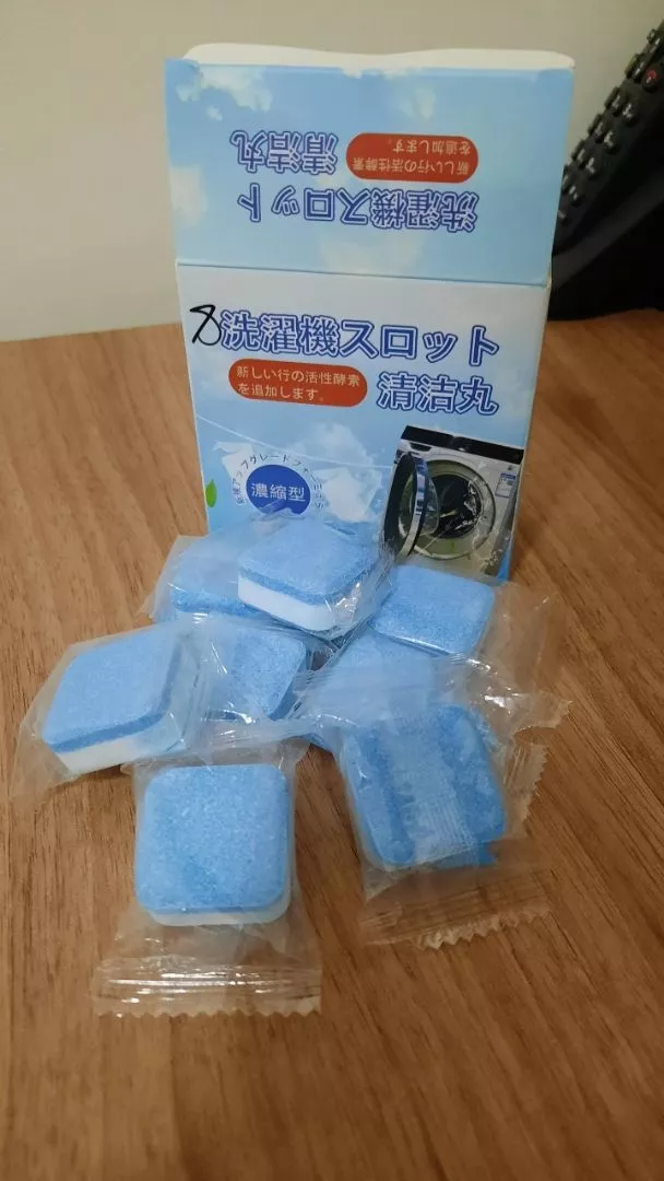 Pastilhas Efervescentes para Limpeza Profunda de Máquinas de Lavar, Esterilização 99%, Fragrância Fresca IZEWASH CLEAN photo review
