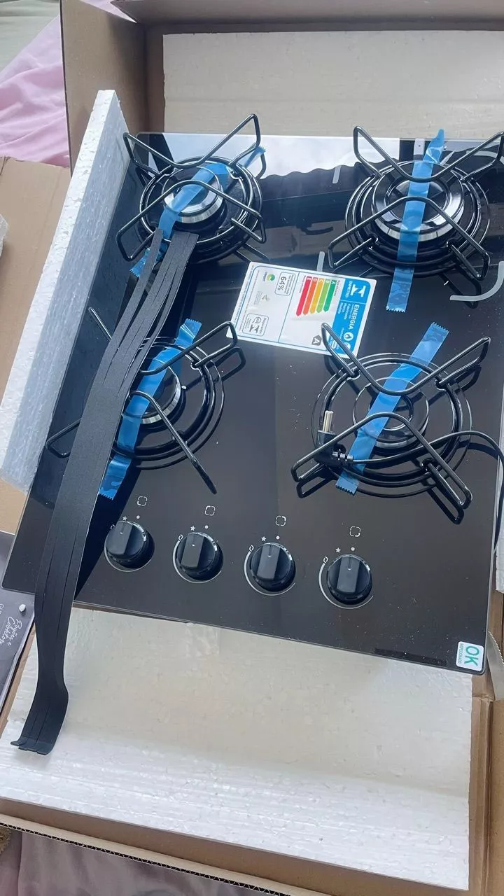 Cooktop Itatiaia Essencial 4 Bocas Vidro Temperado Acendimento Automático IZECHEF PURE photo review