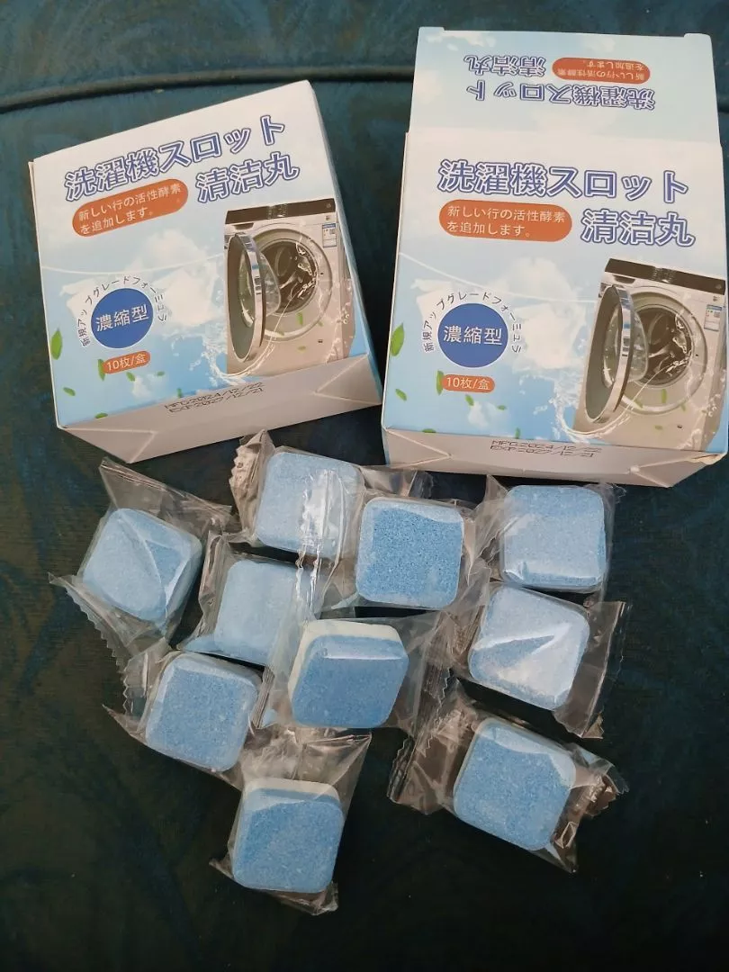 Pastilhas Efervescentes para Limpeza Profunda de Máquinas de Lavar, Esterilização 99%, Fragrância Fresca IZEWASH CLEAN photo review